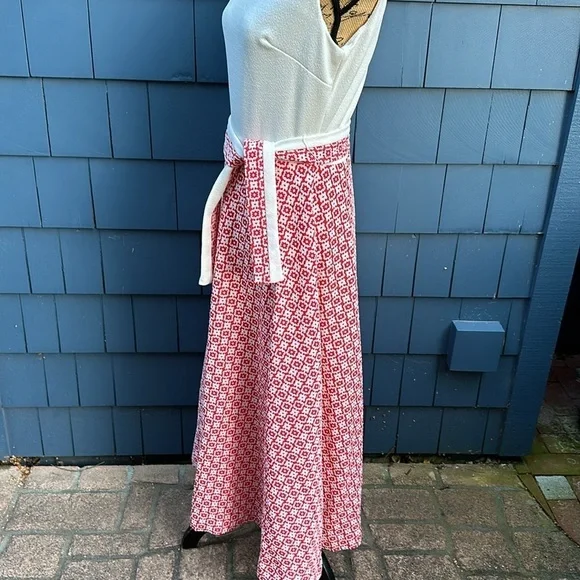 ❤️🤍❤️Vintage handmade dress with belt Palm Royale 60’s gem rare Brady Bunch - Picture 9 of 11